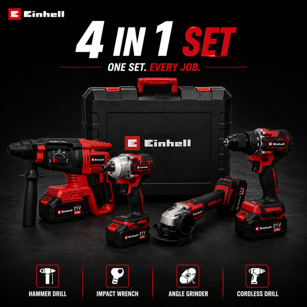 4IN1 EINHELL POWERTOOLS SET